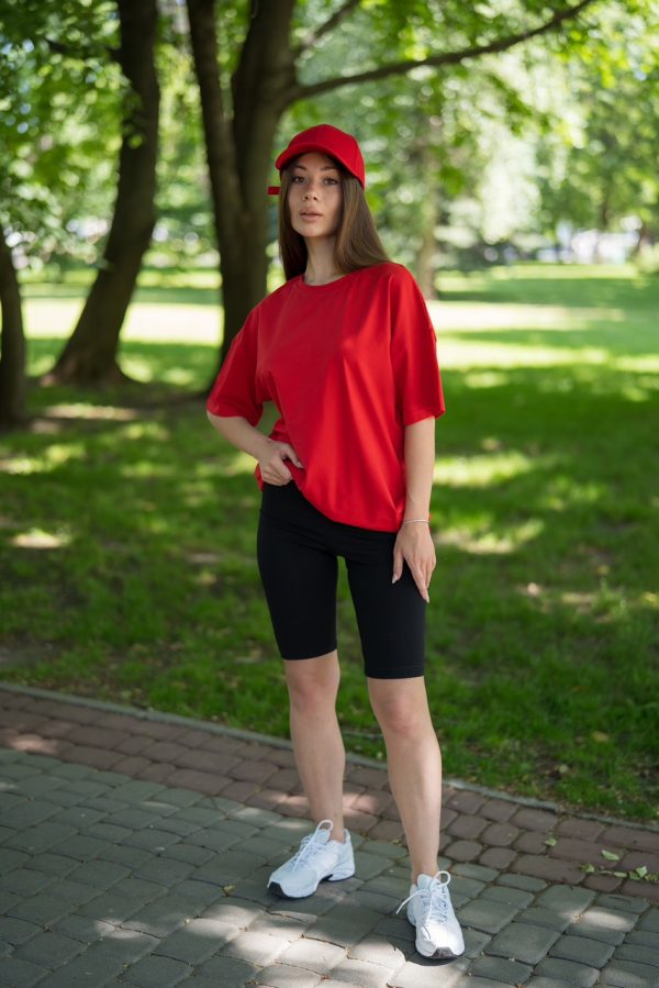 Костюм футболка + велосипедки